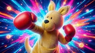 الكنغر الملاكم | تعلم المثابرة | تعلم أصوات الحيوانات | Kangaroo boxer | Learn the sounds of animals