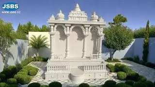 Hot Selling Beautiful Stone Carved Large Indian White Marble Temple Mandir Statue Sculpture