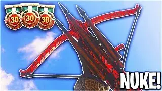 the CROSSBOW NUKE! (HARDEST NUKE EVER) - COD WW2 DLC WEAPONS