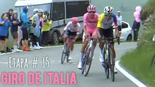 ETAPA 15 GIRO DE ITALIA 2025 ALTA MONTAÑA BERNAL DEL TORO CARAPAZ QUINTANA RUBIO MARINEZ ORLUIS