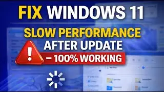 Fix Windows 11 Slow Performance After Update &ndash; 100% Working