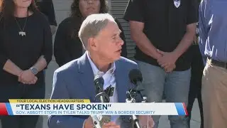 Gov. Abbott talks border security plan after resounding GOP win