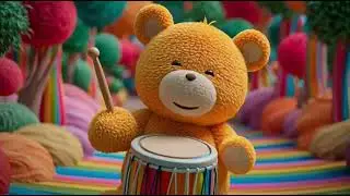 Teddy Bear Clap Clap Drum Drum - YellowFun Kids Nursery Rhymes & Kids Songs