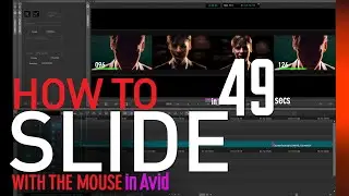 How to SLIDE in Avid [in 49 secs]
