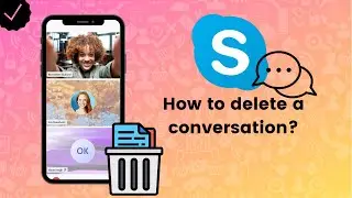 How to delete a conversation on Skype?