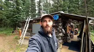 Working on the cabin