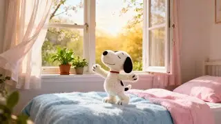 Snoopy Waking Up to a Spring Morning ☀️Soft Lofi for Relax, Focus, Study & Calm Days