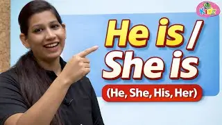He Is / She Is – Learn English Pronouns | English Primer for Kids | Anikidz