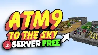 How To Play All The Mods 9 To The Sky with Friends (Make a server free) 2024 (ATM9SKY)