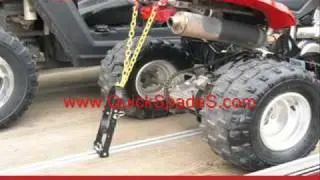 ATV Trailer Tie Down System for ATV Trailering & Snowmobile Trailers