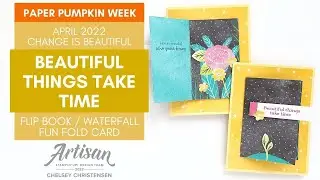 FUN FOLD Flip Book / Waterfall Alternative Handmade Card Idea April 2022 Paper Pumpkin Stampin' Up!