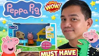 PEPPA PIG | Toys Booth Mini Playset Unboxing ASMR 🐽🧡