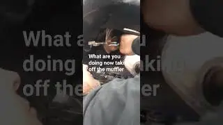 removing the old Muffler Woodbridge Auto Care