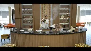 Ethiopian new premium lounge at Addis Ababa Bole International Airport.