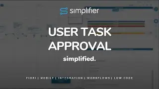 Workflow Engine (5/6): User Task for Approval. Simplifier Tutorials.