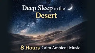 Deep Sleep in the Desert Night 🌙 Calm Ambient Music for Sleeping (8 Hours)