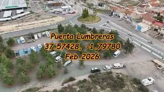 Free Motorhome Parking Southern Spain..Puerta Lumbreras 37 57428,  1 79780 Feb 2026