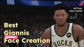 How to make the ABSOLUTE BEST Giannis Antetokounmpo Face Creation in NBA 2K24