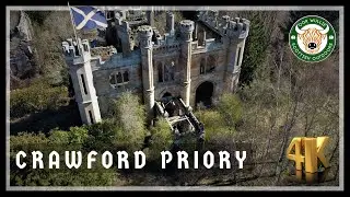 HISTORIC SCOTLAND [ Crawford Priory in 4k Video ]  Exploring Scotland | Mavic Mini 2