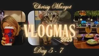 Vlogmas Day 5-7 | Who Needs to Sleep, Wicked: For Good (Again)🫧🧹 + GNO 🍸🎄