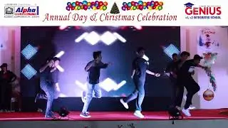 Dance - +1 Bio-Maths - Boys | Annual day & Christmas Celebration | Genius Integrated School