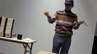 Rope knot untie magic trick