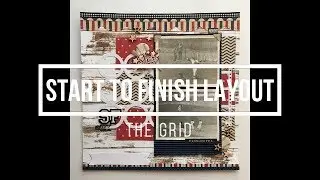 Scrapbook Layout // Start to Finish (#64) Grid