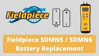 Fieldpiece SDMN5/SDMN6 Battery Replacement - 60 Seconds or Less - Simple, Easy, Fast