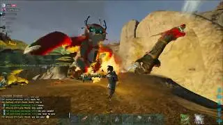 Ark Official PvP | Griefing Castle Black & Meatrunning Their Boss Fight!