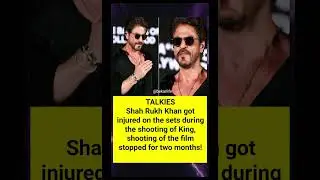 #Shah Rukh Khan Injured on KING Set | Shoot Halted for 2 Months!#dothingsyoudontwanttodo #bollywood