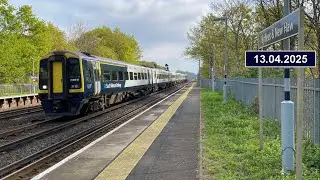 Trains at Byfleet & New Haw, 13.04.2025