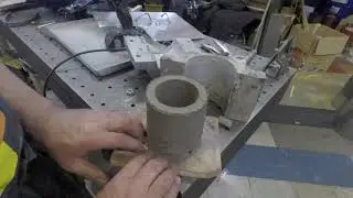 DIY crucible for induction melting part 4