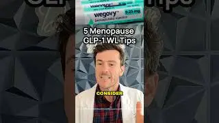 5 GLP-1 Menopause Weight Loss Tips #semaglutide #weightloss  #podcast
