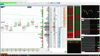 2025-12-18 The First Hour | ES Futures Orderflow DOM + Footprint Recording
