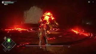 Demon's Souls Flamelurker Boss Fight Cheese Magician Class Poison Cloud