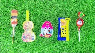 Satisfying Unwrapping Sweet Yummy Lollipops | Unpacking King Egg And Chocolate | Relaxing ASMR Sound