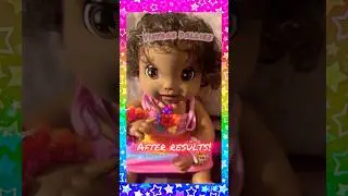 #babyalive #babyalivedoll Моя новая кукла Babyalive 2009 года с мягким лицом получила новые брасл...