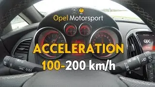 OPC Astra J Motorsport [stage 2] 100-200 km/h