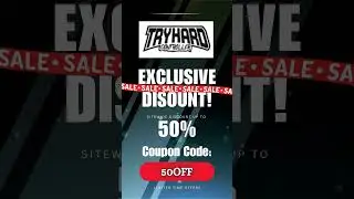 TryHard Controller Sitewide Code! #GamingGear #TryHardController #UpgradeYourGame #50percentoff