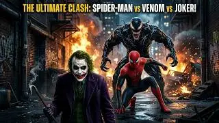 Unexpected Team-Up: Spider-Man & Venom vs Joker & Red Hulk (Full AI Motion Story)