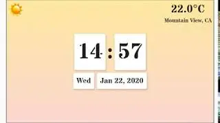 Flutter Clock