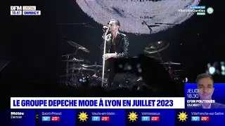 Le groupe Depeche Mode &agrave; Lyon en juillet 2023