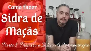 Como fazer Sidra de Maçã Caseira Artesanal - Parte 1