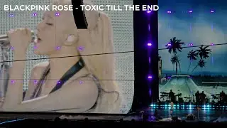 BLACKPINK ROSE [블랙핑크 로제] SOLO STAGE | TOXIC TILL THE END | DEADLINE TOUR | CHICAGO