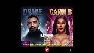 Drake ft Cardi B - No Feelings, Just Funds (Music Lyrics Video)