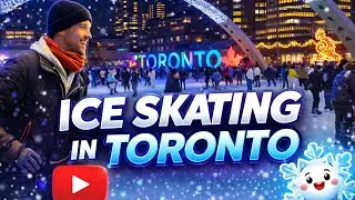 Toronto Ice Skating ❄️ | Winter Fun at Nathan Phillips Square