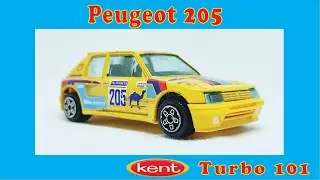 🏁🔥Bburago Peugeot 205 Турбо Кент №101 