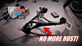 S2000 Control Arms Restored With POR15 Paint