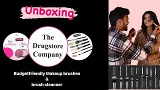 Affordable Makeup brushes | brush cleanser | The Drugstore Company | Unboxing 01