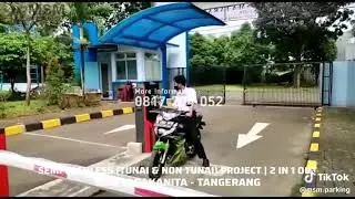 Palang Parkir Otomatis MSM Parking | Solusi E-Parking Cashless & Manless 2025 di SMA Tarakanita